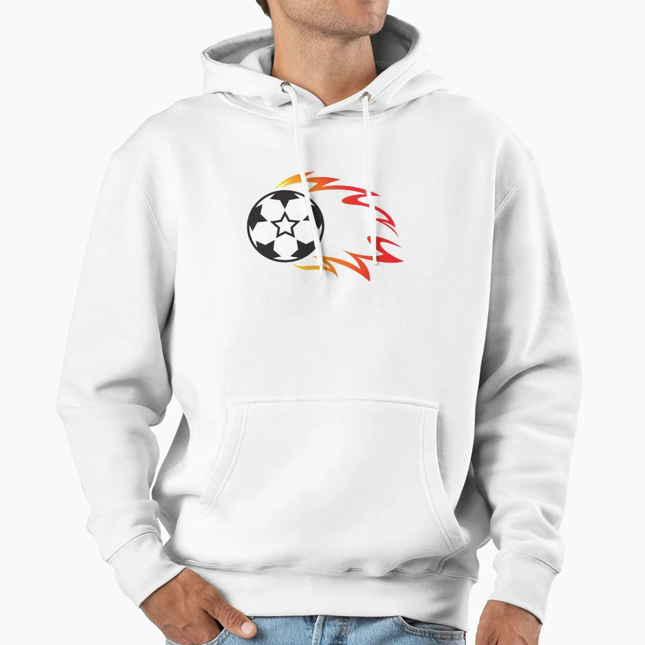 Football Fire Ball Football Ball Getters Hoodie - Unique Graphic Unisex - T-Shirt, Sweatshirt, Hoodie