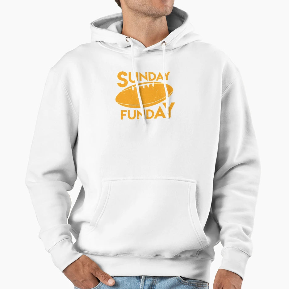 Sunday Funday Hoodie - Minimalist Print Unisex - T-Shirt, Sweatshirt, Hoodie