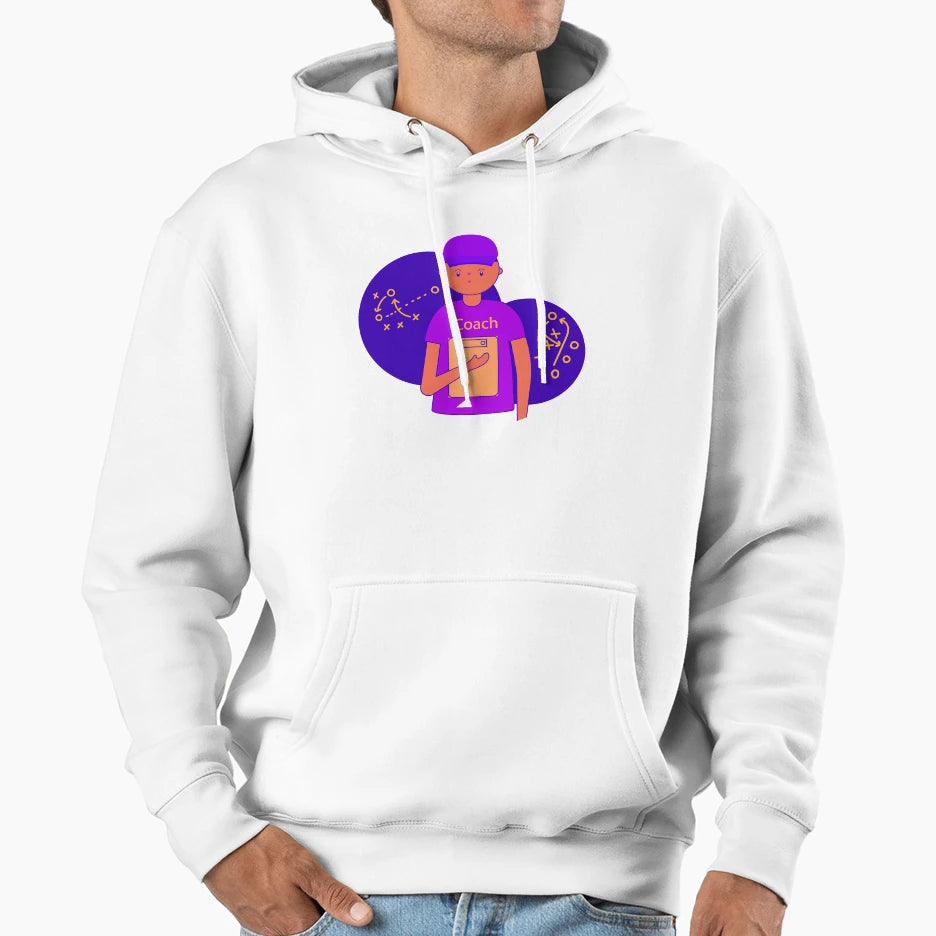 Technical Coach Game Plan Genius Hoodie - Aesthetic Graphic Men Women - T-Shirt, Sweatshirt, Hoodie
