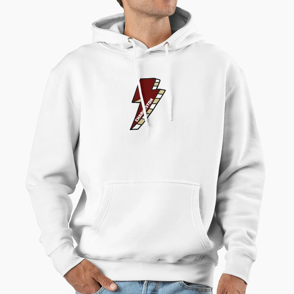 College Charleston Lightning Bolt Hoodie - Novelty Apparel Men Women - T-Shirt, Sweatshirt, Hoodie