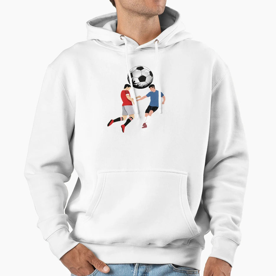 Football Hoodie - Minimalist Print Men Women - T-Shirt, Sweatshirt, Hoodie