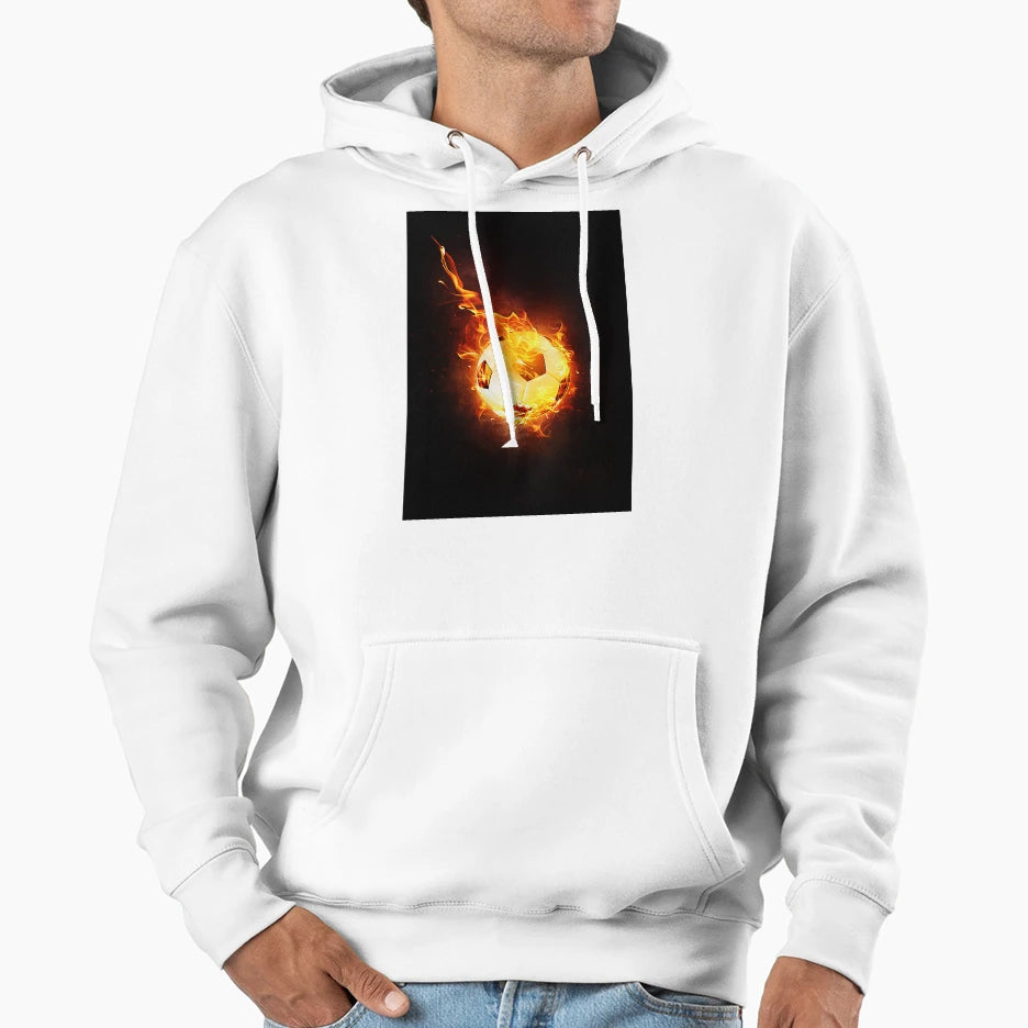 Balloon Fire Hoodie - Minimalist Print for Adults - T-Shirt, Sweatshirt, Hoodie