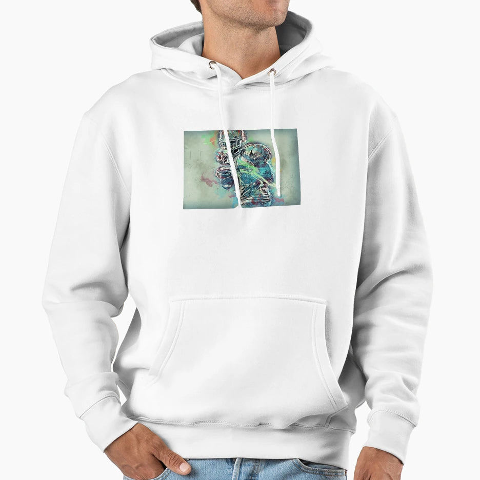 American Football Player Hoodie - Novelty Apparel Men Women - T-Shirt, Sweatshirt, Hoodie