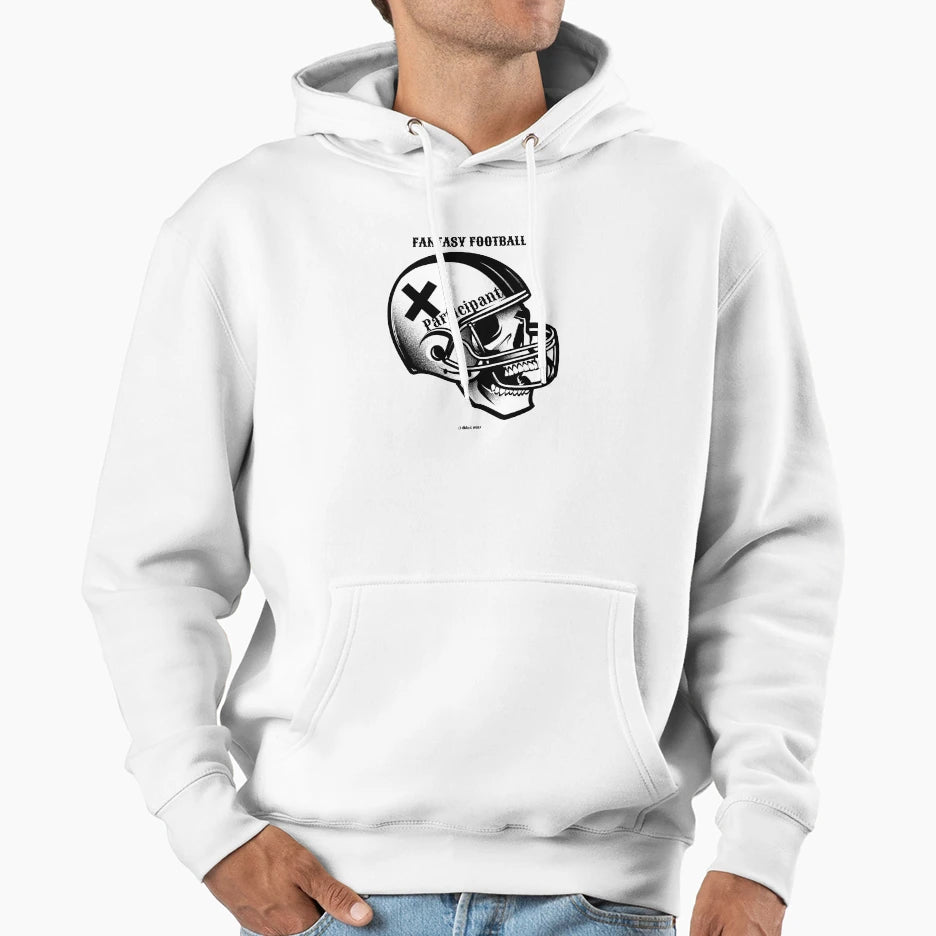 Fantasy Football Participant Hoodie - Novelty Apparel Men Women - T-Shirt, Sweatshirt, Hoodie