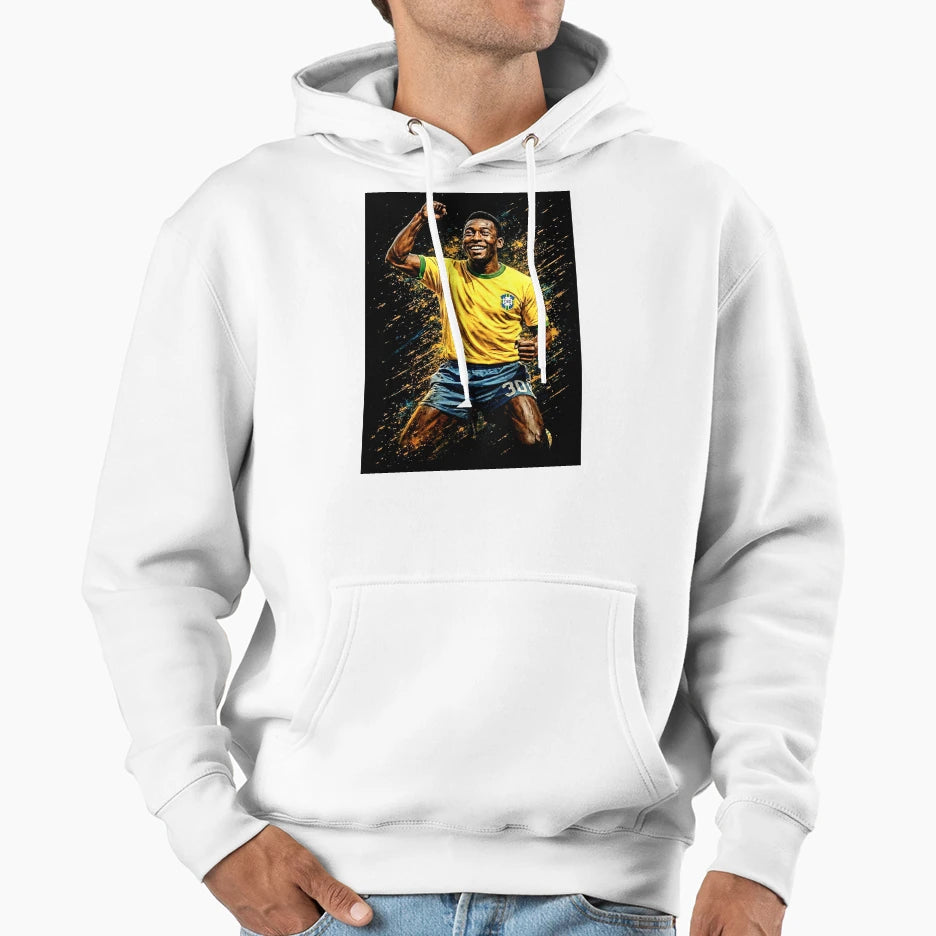 Pel Football Legend Pride Hoodie - Novelty Apparel Unisex - T-Shirt, Sweatshirt, Hoodie