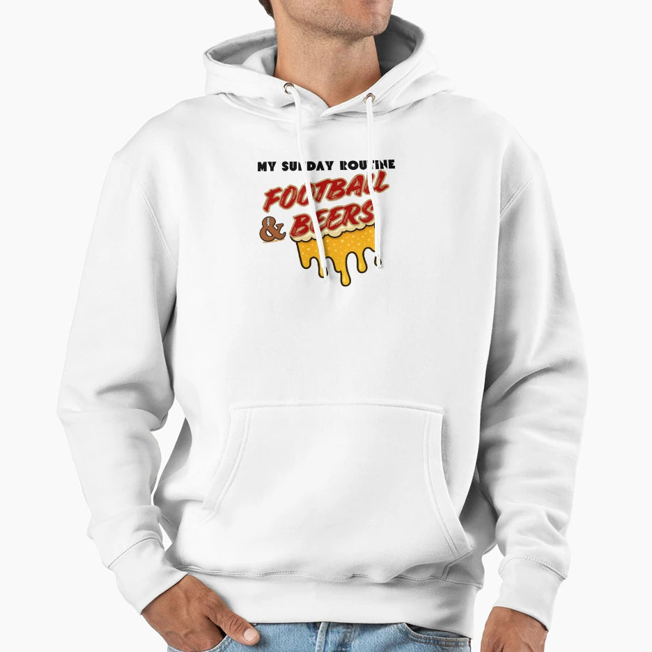 San Francisco 49Ers Sunday Routine Hoodie - Streetwear Style for Adults - T-Shirt, Sweatshirt, Hoodie
