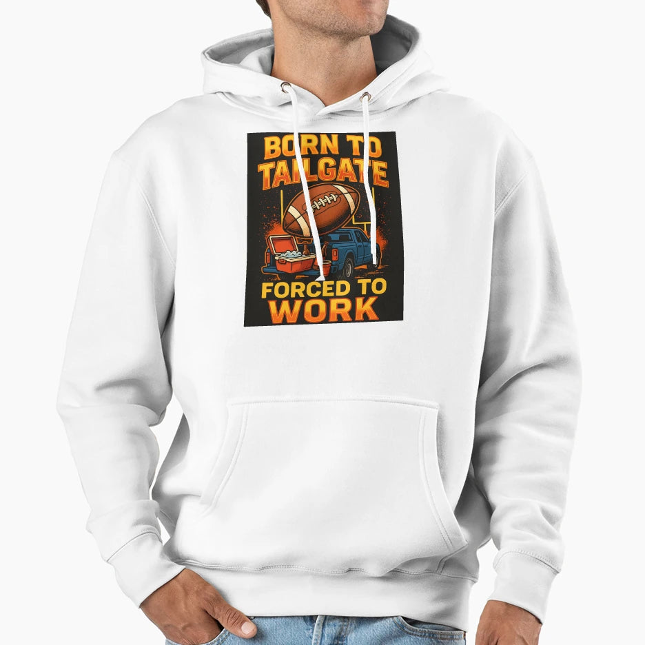 Funny Football Fan Game Day Hoodie - Minimalist Print Men Women - T-Shirt, Sweatshirt, Hoodie