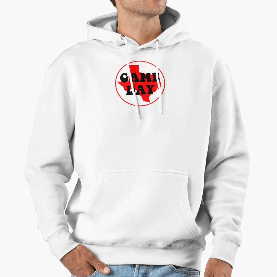 Red And Black Texas Game Day Hoodie - Novelty Apparel Men Women - T-Shirt, Sweatshirt, Hoodie