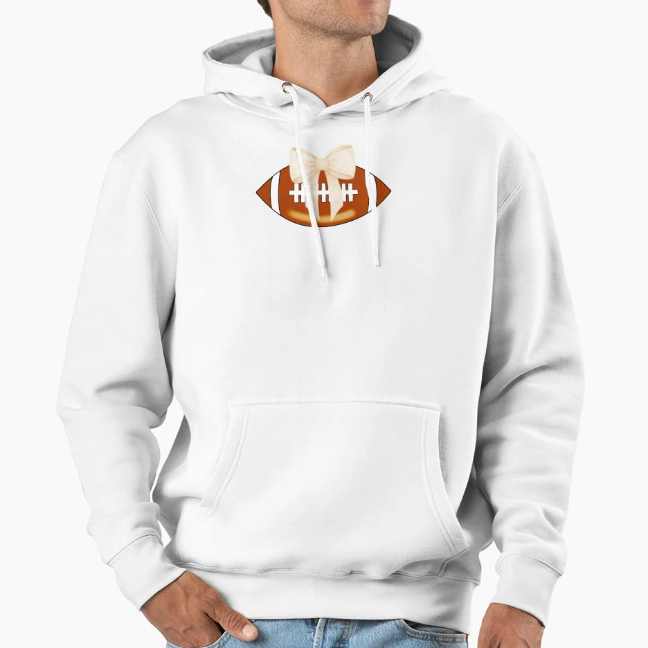 Football Mom Hoodie - Casual Everyday Wear Unisex - T-Shirt, Sweatshirt, Hoodie