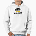 Eat Sleep Eat Repeat Hoodie - Aesthetic Graphic Unisex - T-Shirt, Sweatshirt, Hoodie