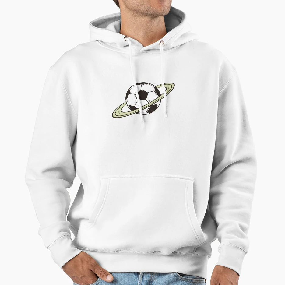 Planet Soccer Universe Hoodie - Graphic Print for Adults - T-Shirt, Sweatshirt, Hoodie