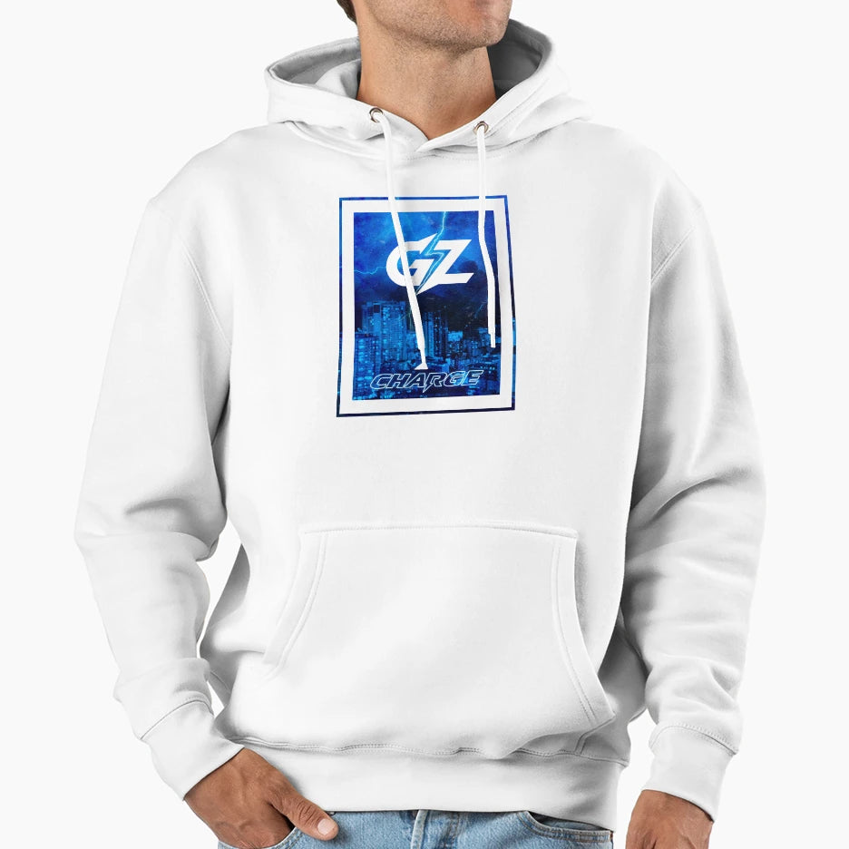 Guangzhou Charge Cityscape Hoodie - Casual Everyday Wear Men Women - T-Shirt, Sweatshirt, Hoodie