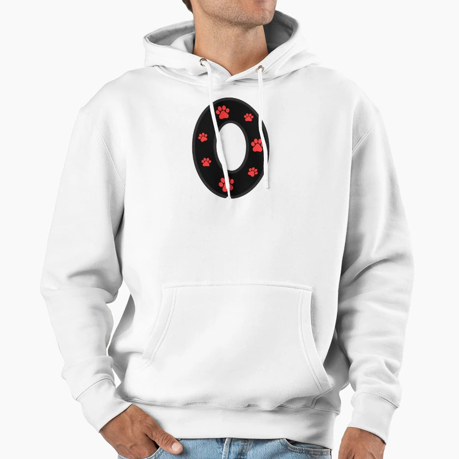 Paw Alphabet Hoodie - Casual Everyday Wear Men Women - T-Shirt, Sweatshirt, Hoodie