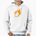 Rugby Ball Or American Football Flame Hoodie - Fun Novelty Design Unisex - T-Shirt, Sweatshirt, Hoodie