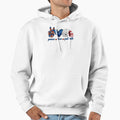 Peace Love Patriots Football Team Hoodie - Trendy Graphic Unisex - T-Shirt, Sweatshirt, Hoodie