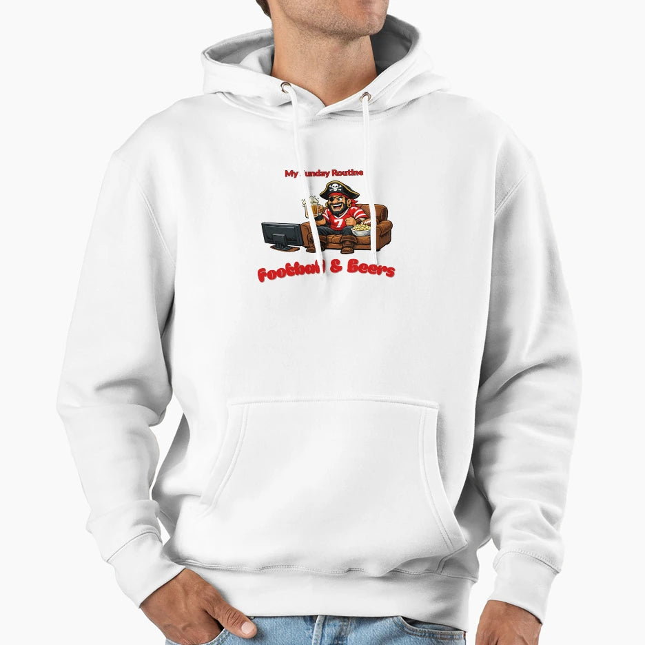 Tampa Bay Buccaneers Sunday Routine T-Shirt - Aesthetic Graphic Men Women - T-Shirt, Sweatshirt, Hoodie