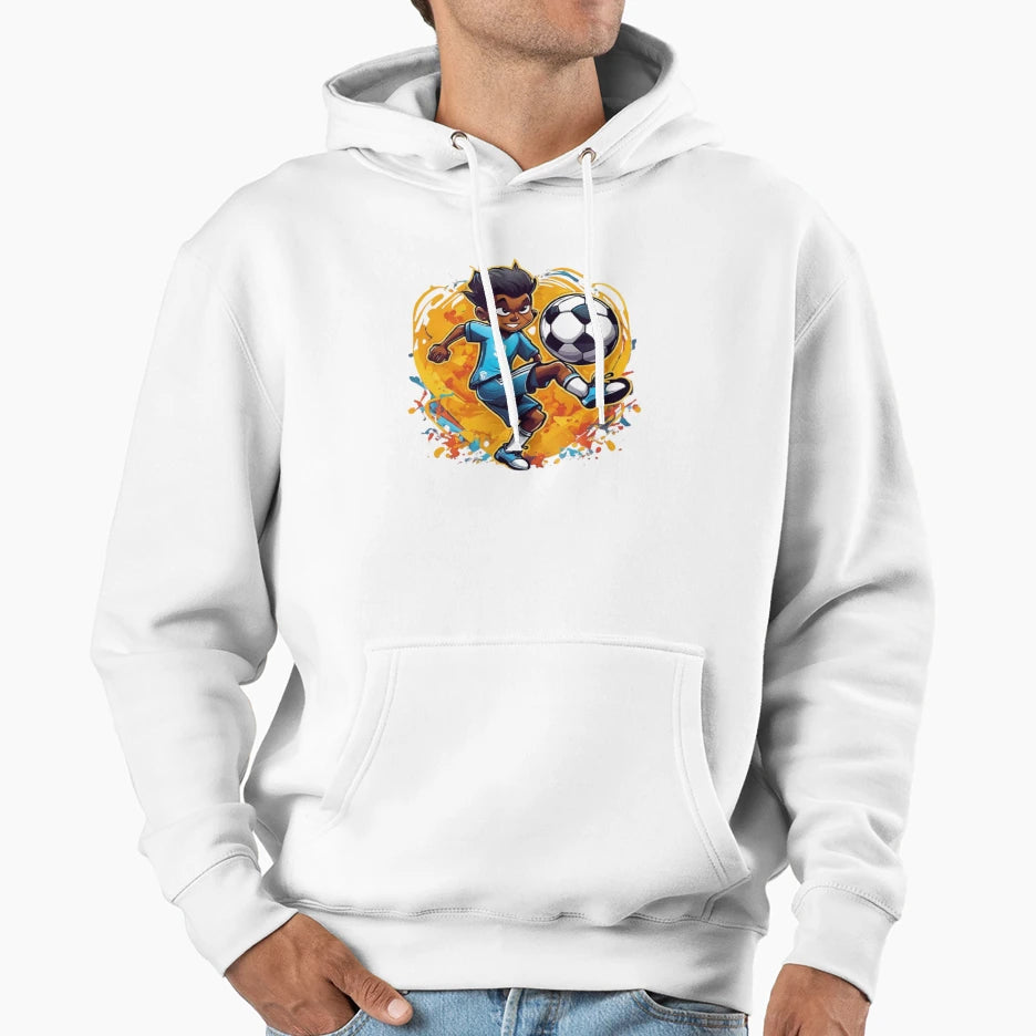 Soccer Showdown Animated Adventures Hoodie - Novelty Apparel Men Women - T-Shirt, Sweatshirt, Hoodie
