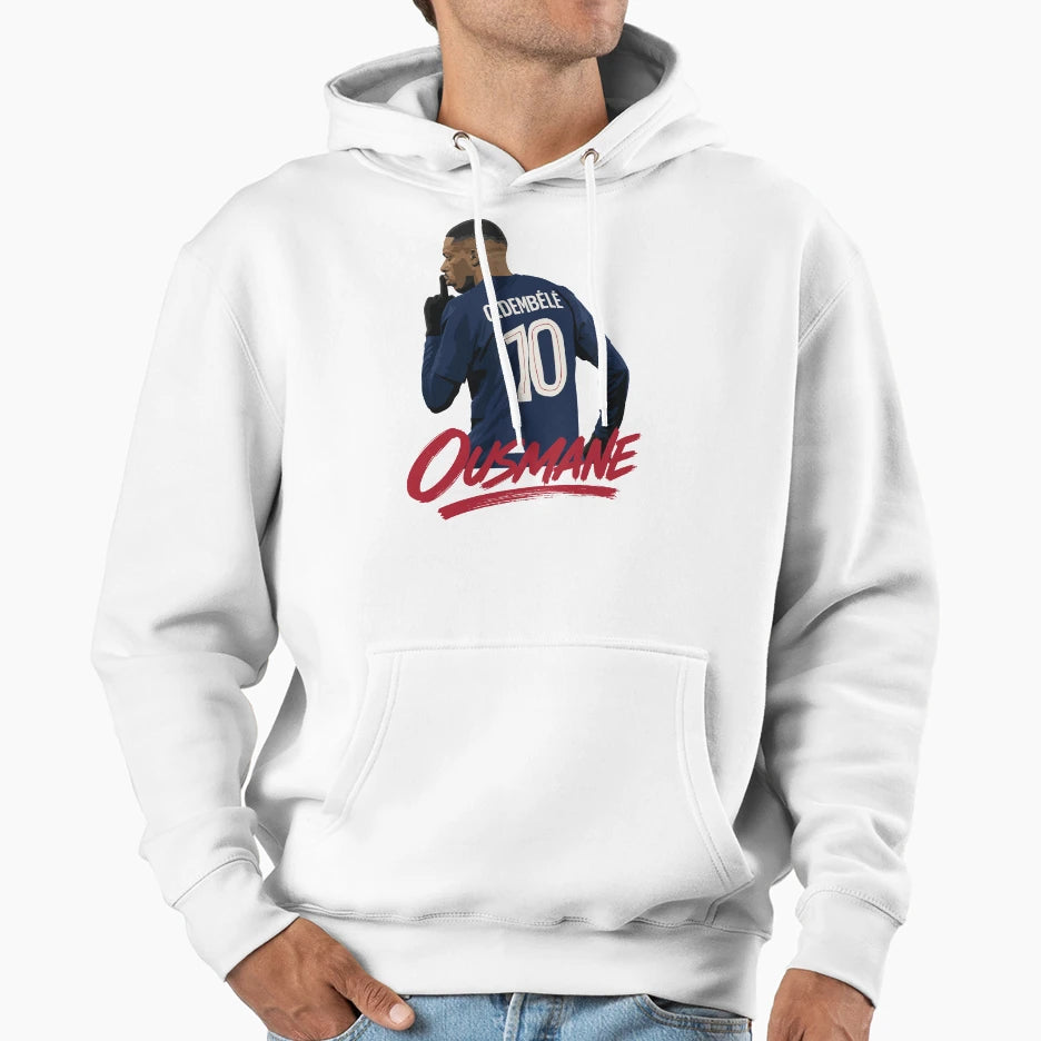 Ousmane Demb L Hoodie - Fun Novelty Design for Adults - T-Shirt, Sweatshirt, Hoodie