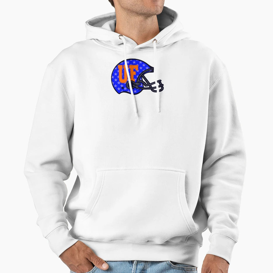 Uf Stars Football Helmet Hoodie - Novelty Apparel Unisex - T-Shirt, Sweatshirt, Hoodie