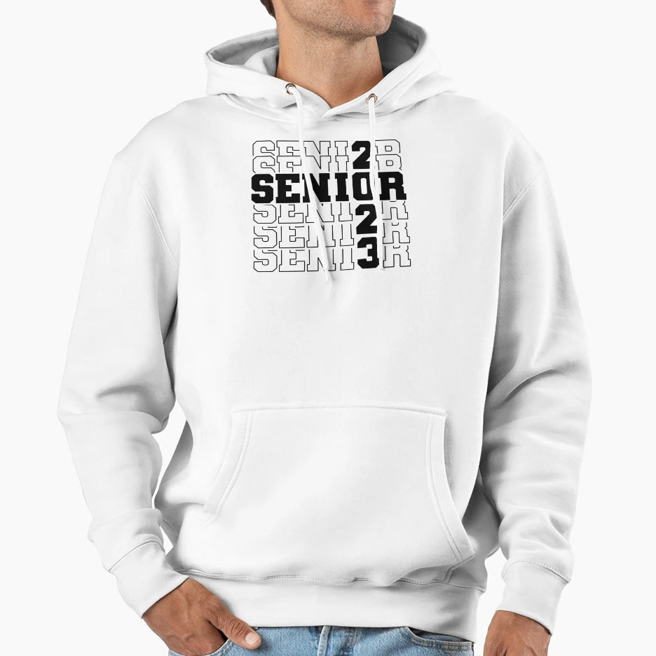 Seniors Class 2023 Graduation Hoodie - Graphic Print Unisex - T-Shirt, Sweatshirt, Hoodie