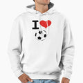 I Love Football Hoodie - Novelty Apparel Unisex - T-Shirt, Sweatshirt, Hoodie