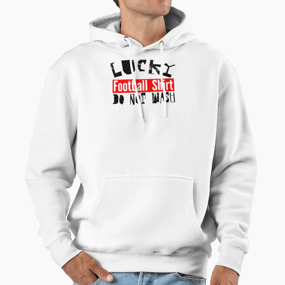 Lucky Football Do Not Wash T-Shirt - Graphic Print Unisex - T-Shirt, Sweatshirt, Hoodie