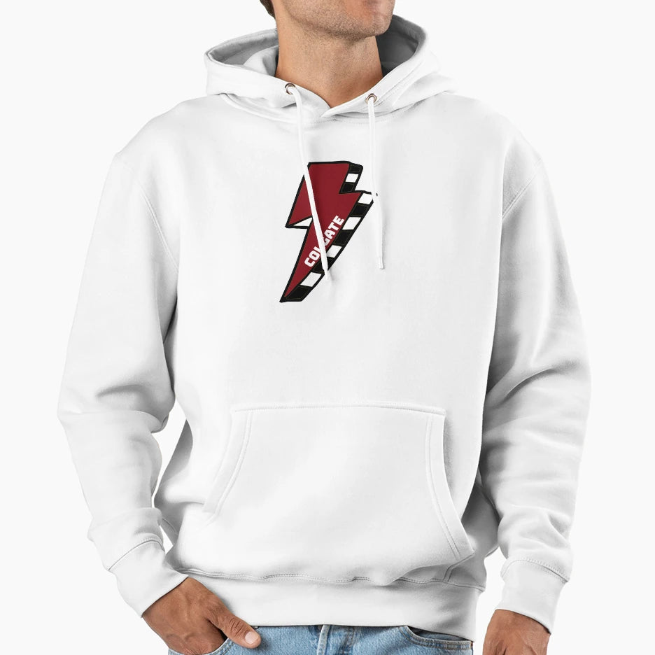 Colgate University Lightning Bolt Hoodie - Graphic Print for Adults - T-Shirt, Sweatshirt, Hoodie