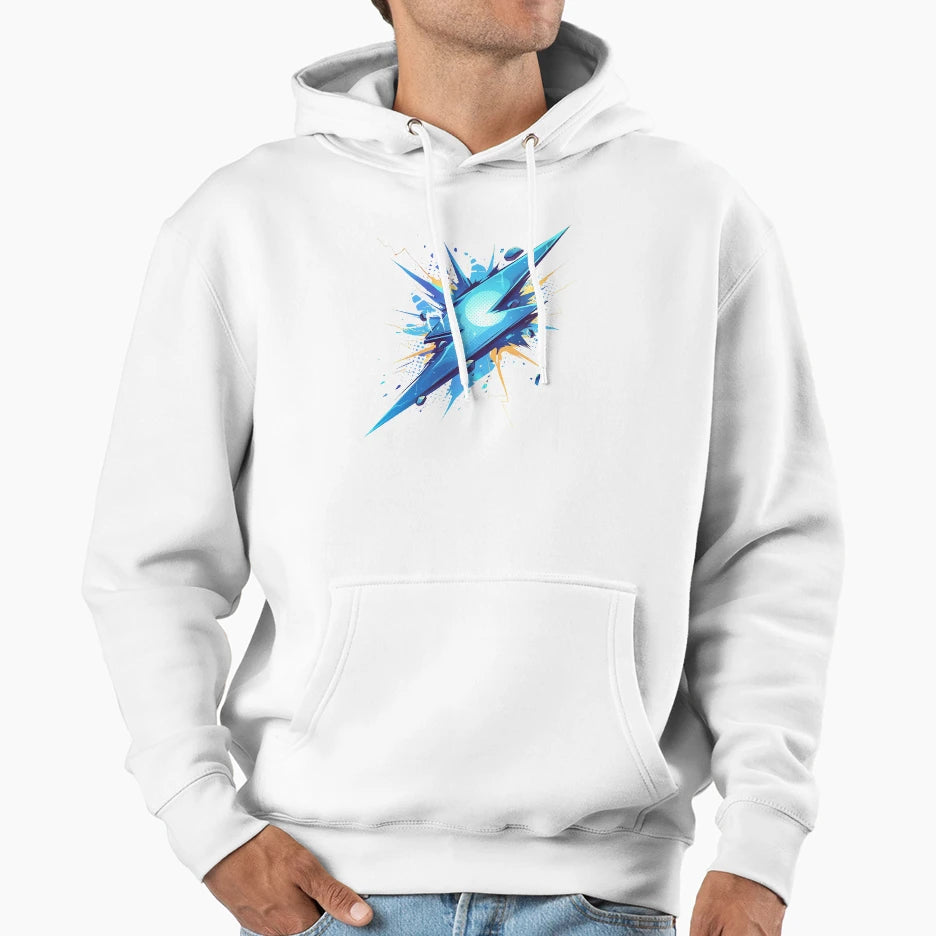 Storm Splash Hoodie - Minimalist Print for Adults - T-Shirt, Sweatshirt, Hoodie