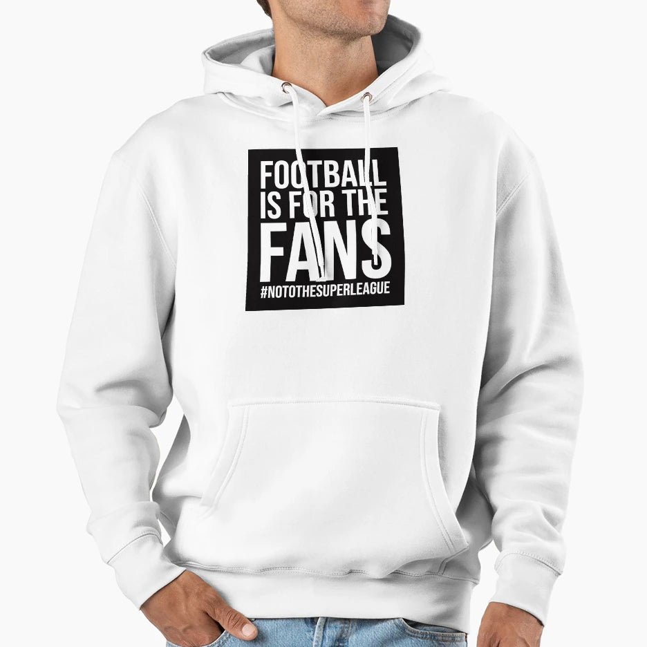 Copy Football Is Fans Hoodie - Minimalist Print Unisex - T-Shirt, Sweatshirt, Hoodie