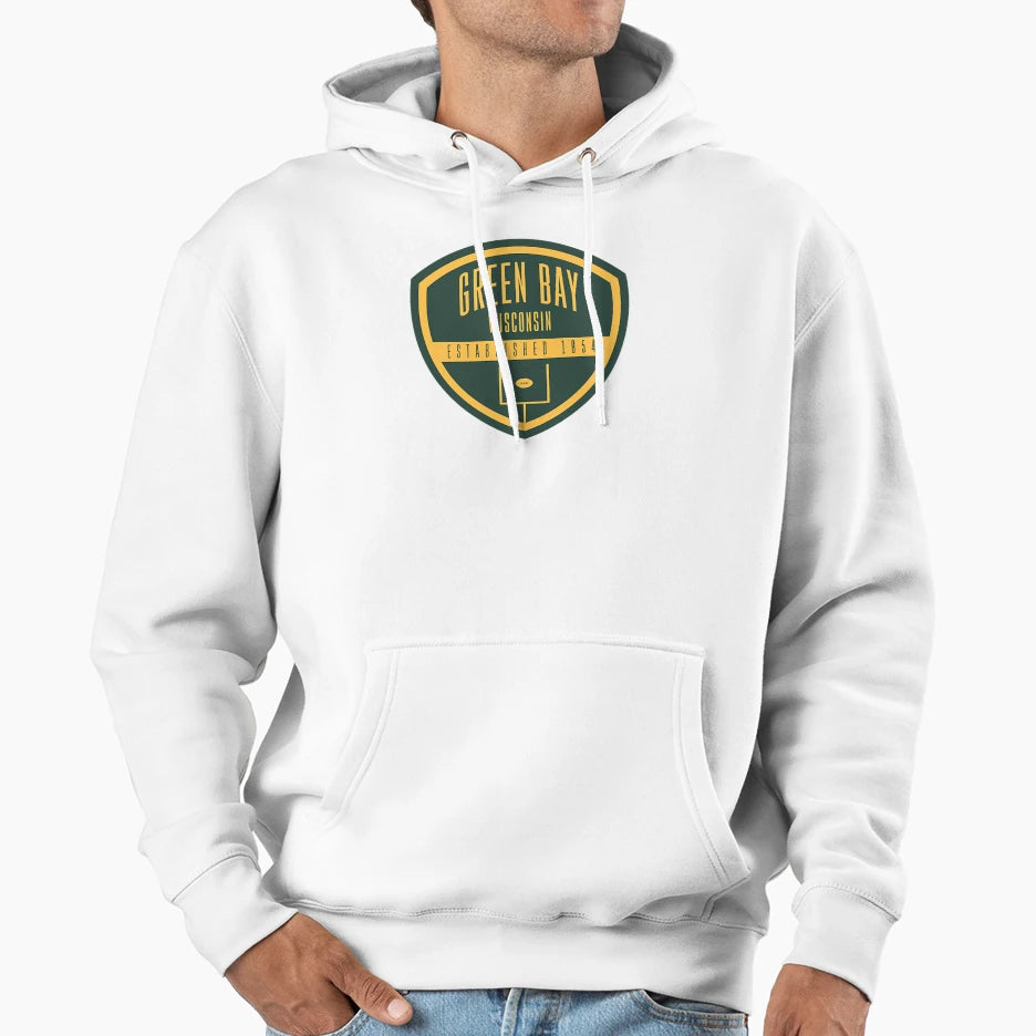 Green Bay Football Hoodie - Graphic Print for Adults - T-Shirt, Sweatshirt, Hoodie