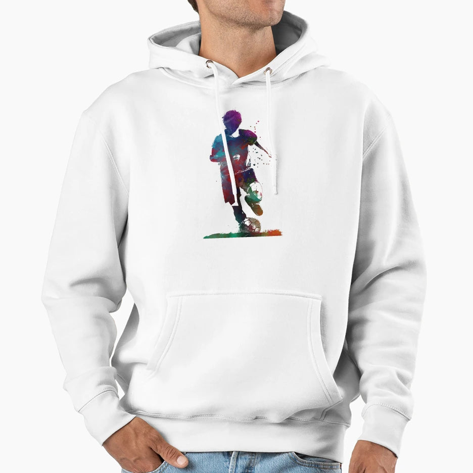 Football Soccer Player Soccer Football Hoodie - Unique Graphic Men Women - T-Shirt, Sweatshirt, Hoodie