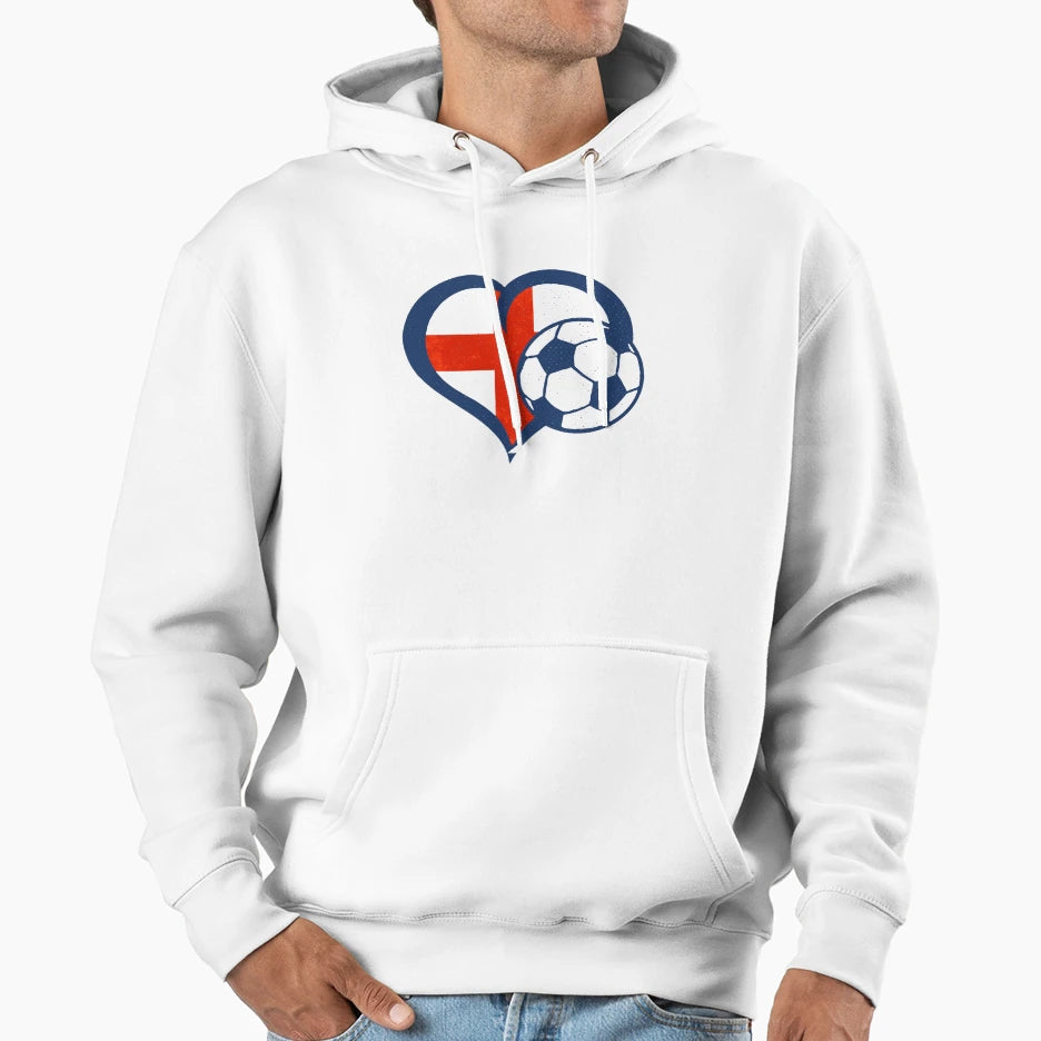 England Football Hoodie - Casual Everyday Wear Unisex - T-Shirt, Sweatshirt, Hoodie