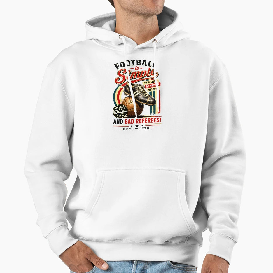 Football Hoodie - Streetwear Style Men Women - T-Shirt, Sweatshirt, Hoodie