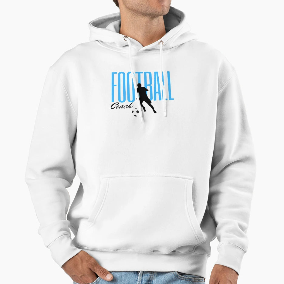 English Football Coach Hoodie - Graphic Print Men Women - T-Shirt, Sweatshirt, Hoodie