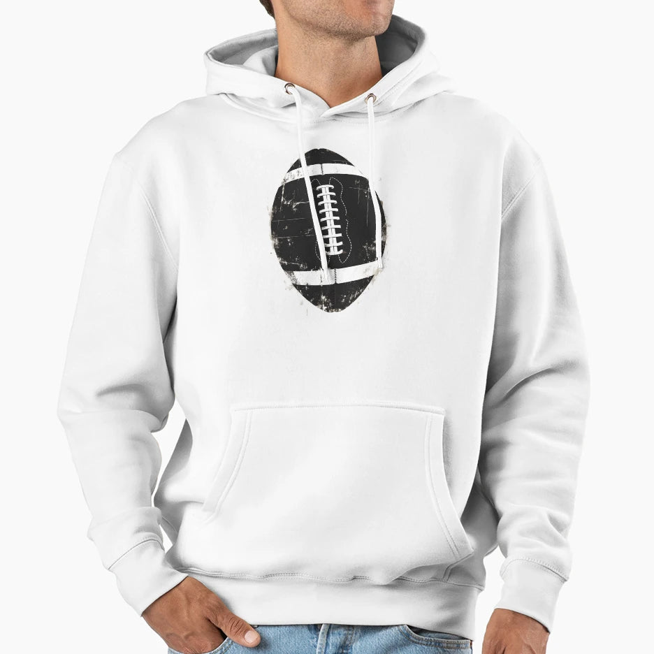 Football Ball Hoodie - Novelty Apparel Men Women - T-Shirt, Sweatshirt, Hoodie