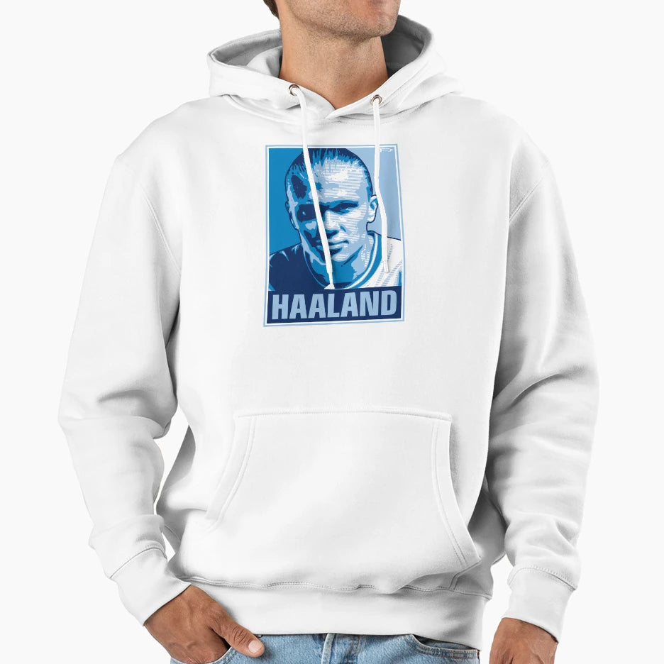Haaland Mcfc Hoodie - Trendy Graphic for Adults - T-Shirt, Sweatshirt, Hoodie