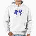 Purple Base Bow Hoodie - Minimalist Print Unisex - T-Shirt, Sweatshirt, Hoodie