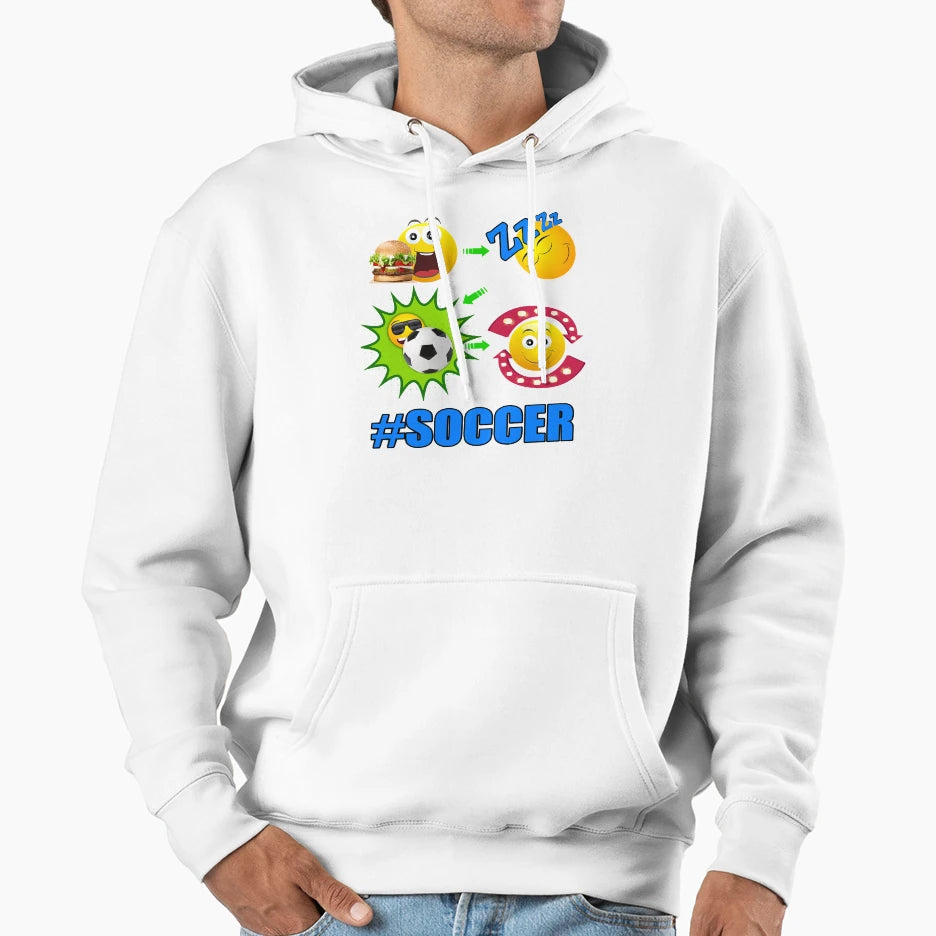 Soccer Lifestyle Sports Baller Hoodie - Casual Everyday Wear for Adults - T-Shirt, Sweatshirt, Hoodie