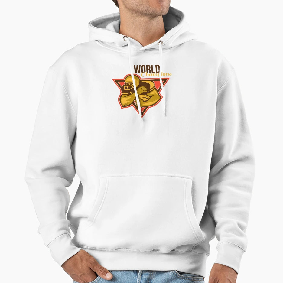 American Football Running Back World Hoodie - Streetwear Style Men Women - T-Shirt, Sweatshirt, Hoodie