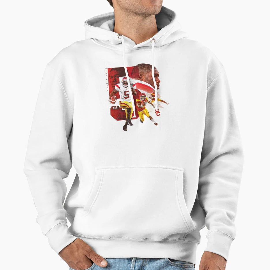 Reggie Bush Hoodie - Aesthetic Graphic for Adults - T-Shirt, Sweatshirt, Hoodie