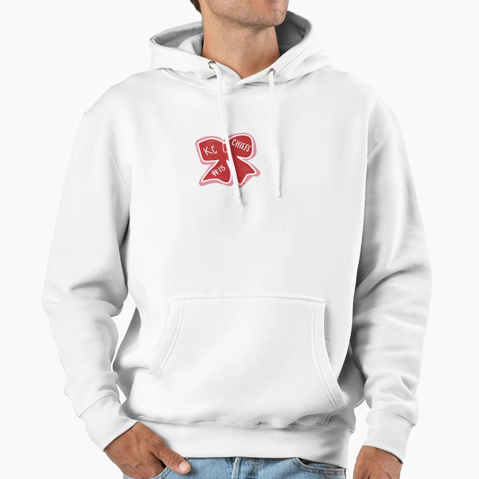 Chiefs Bow Hoodie - Minimalist Print Unisex - T-Shirt, Sweatshirt, Hoodie
