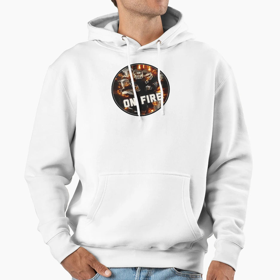 Boss Football Team Art Hot Helmet Jersey Hoodie - Graphic Print Unisex - T-Shirt, Sweatshirt, Hoodie