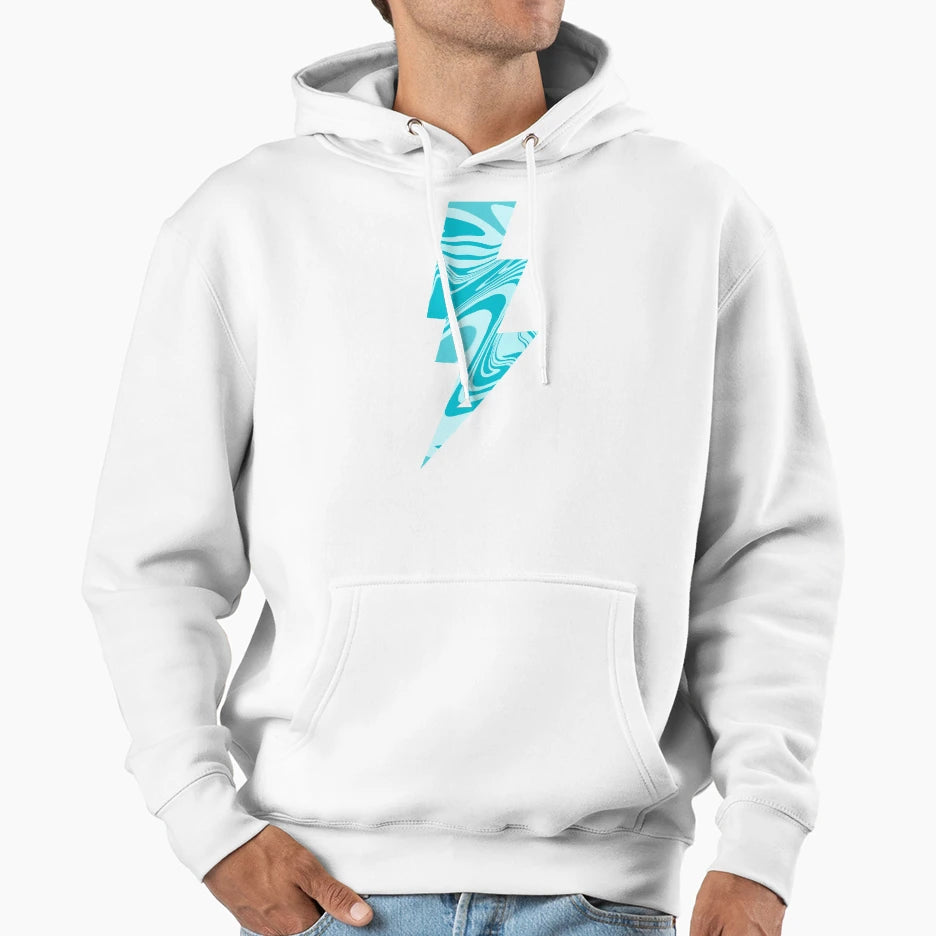Blue Lightning Hoodie - Streetwear Style Unisex - T-Shirt, Sweatshirt, Hoodie