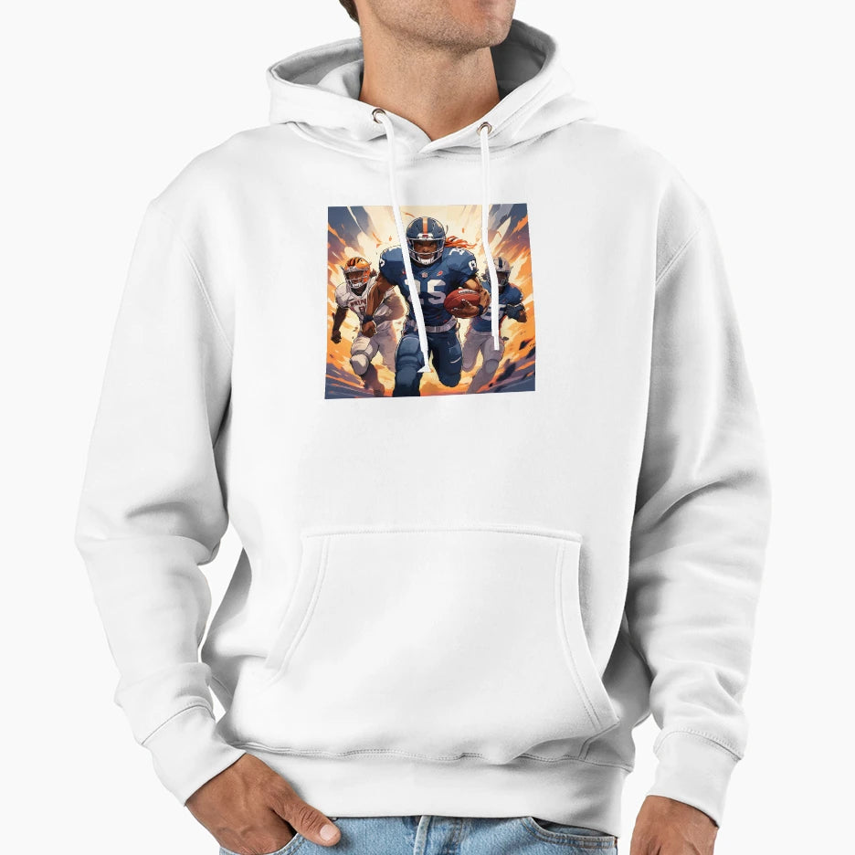 Iconic Stories American Football Hoodie - Trendy Graphic for Adults - T-Shirt, Sweatshirt, Hoodie