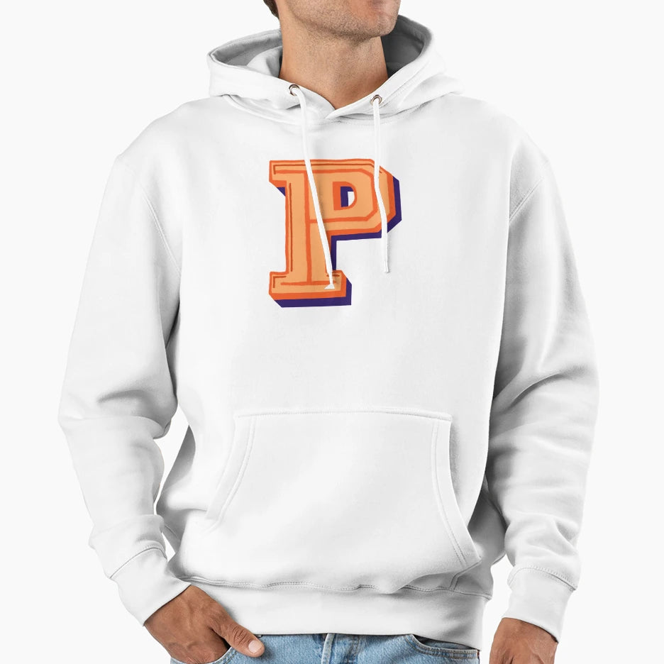 Letter P Hoodie - Casual Everyday Wear for Adults - T-Shirt, Sweatshirt, Hoodie