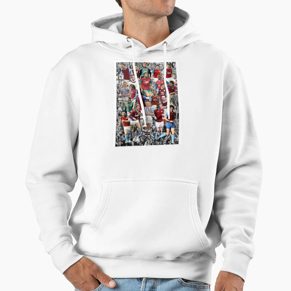 Aston Villa Heroes Legends Hoodie - Graphic Print Unisex - T-Shirt, Sweatshirt, Hoodie
