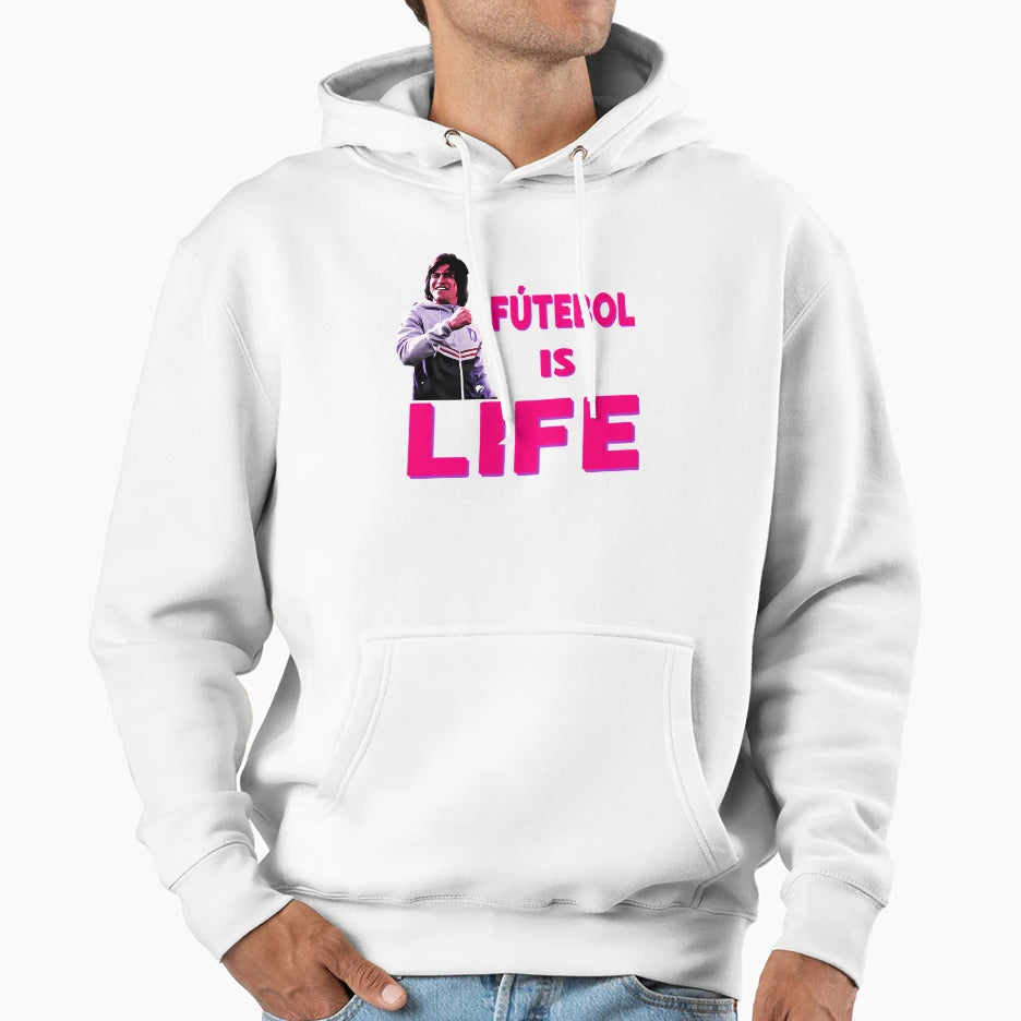 Futbol Is Life Hoodie - Streetwear Style for Adults - T-Shirt, Sweatshirt, Hoodie