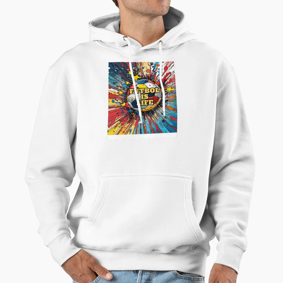 Football Is Life Series1 Hoodie - Trendy Graphic for Adults - T-Shirt, Sweatshirt, Hoodie