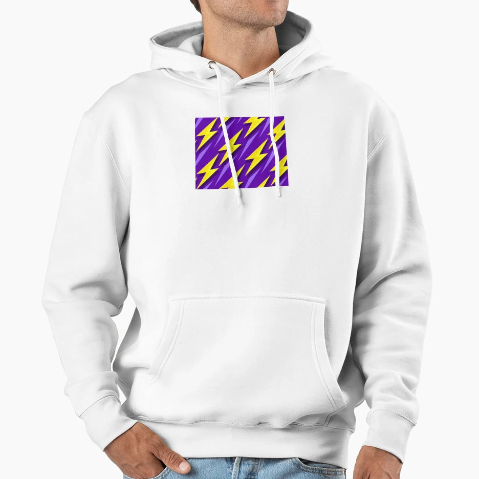 Vibrant Neon Glow Futuristic Aesthetic Hoodie - Minimalist Print for Adults - T-Shirt, Sweatshirt, Hoodie