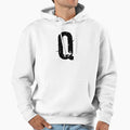 Worn Letter Q Hoodie - Fun Novelty Design for Adults - T-Shirt, Sweatshirt, Hoodie